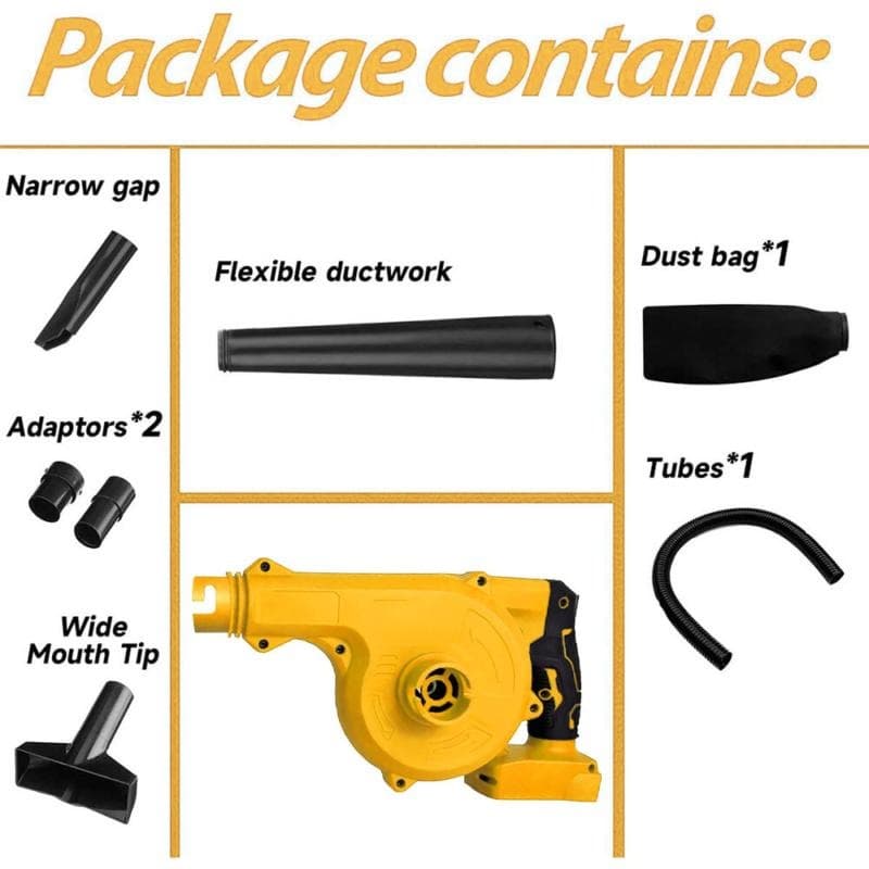 Cordless 2-in-1 Blower and Vacuum for Garden Clear-Ups - image 7