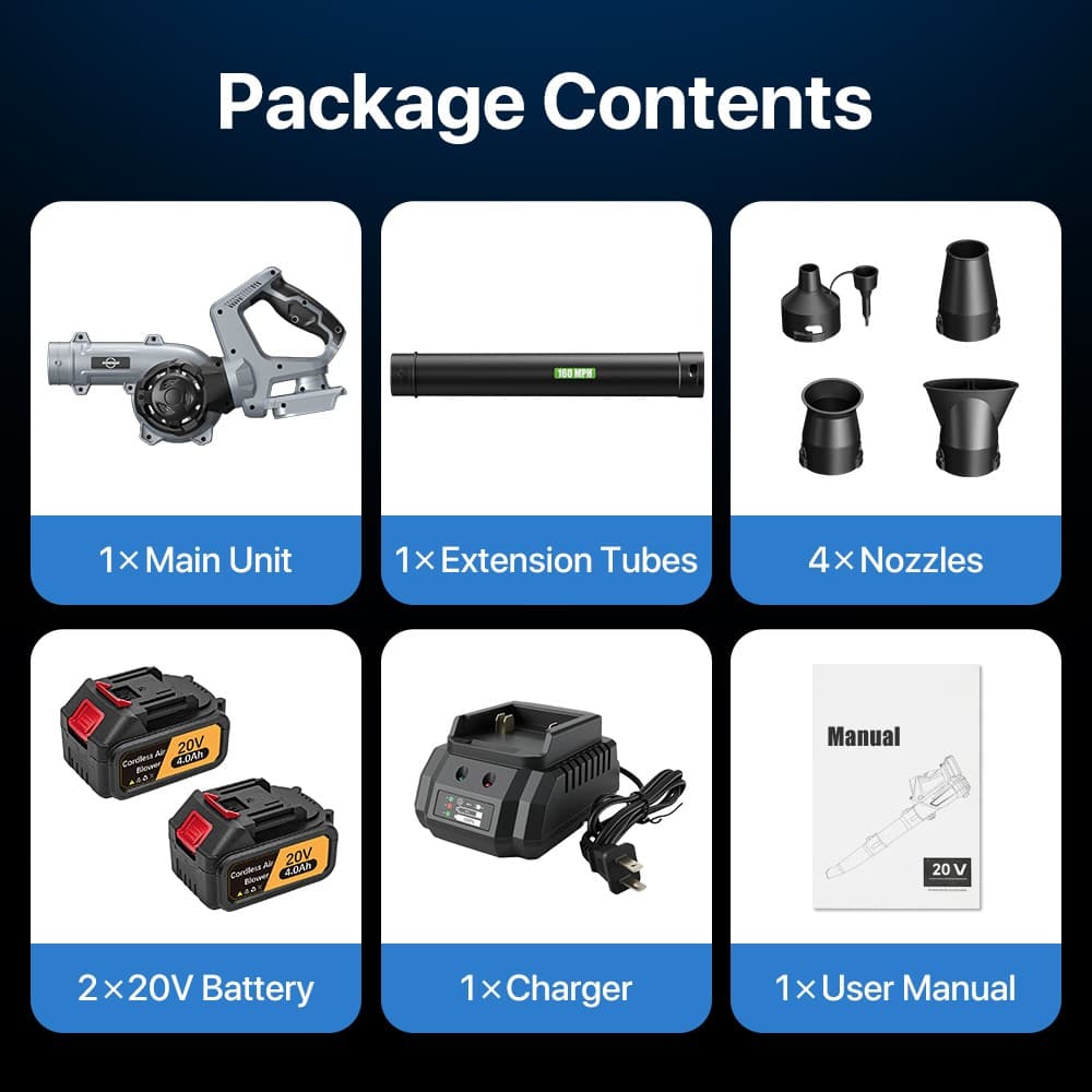 Cordless Leaf Blower for Leaves, Dust and Corners - image 2