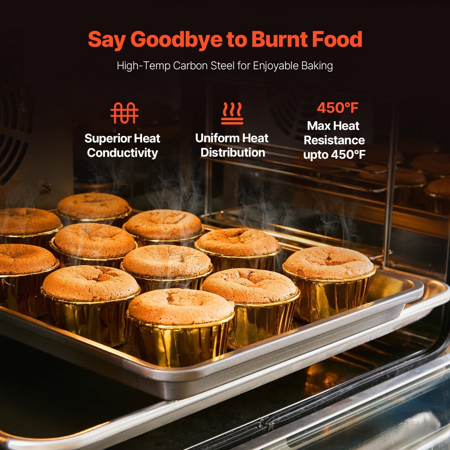 3-Piece Nonstick Baking Pan Set for Effortless Baking - image 2
