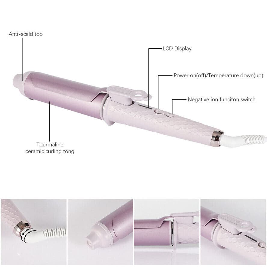40mm Big Barrel Curling Wand, Professional Hair Curler - image 3