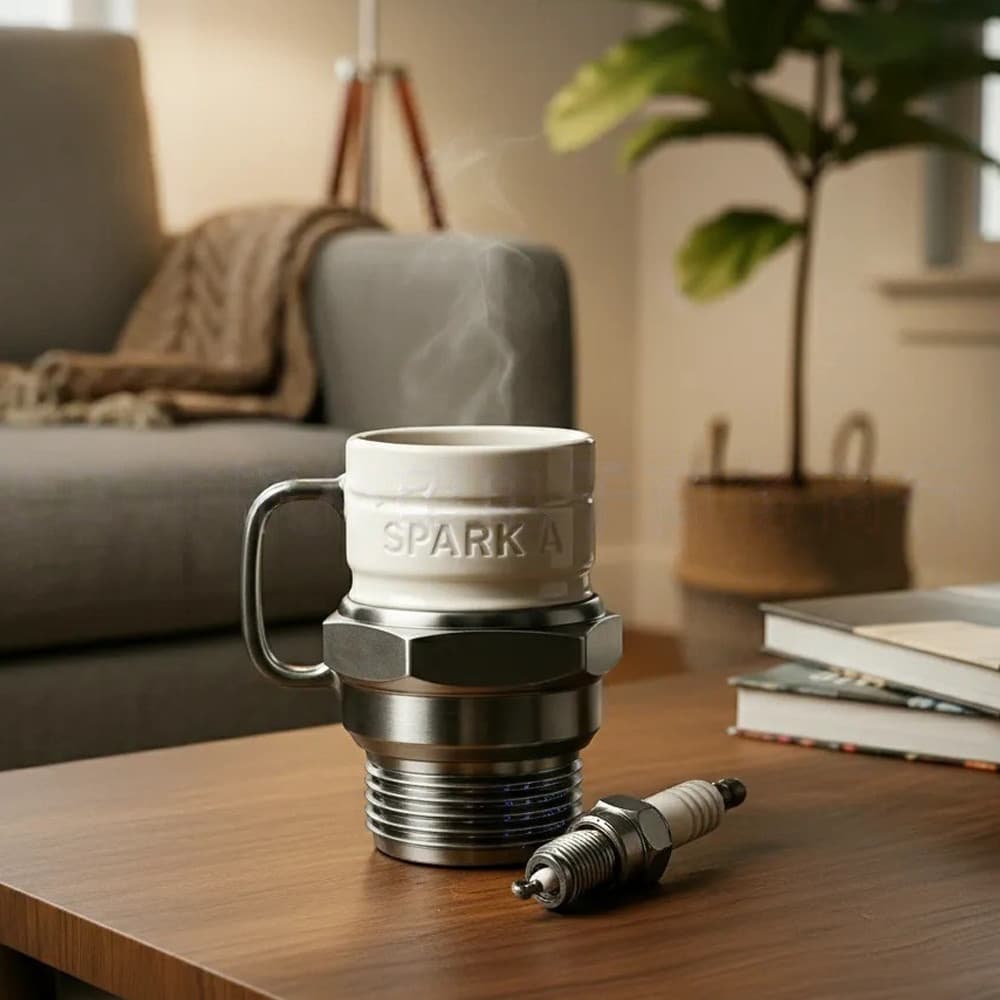 Spark Plug Coffee Mug — A Conversation Starter for Mechanics - image 7