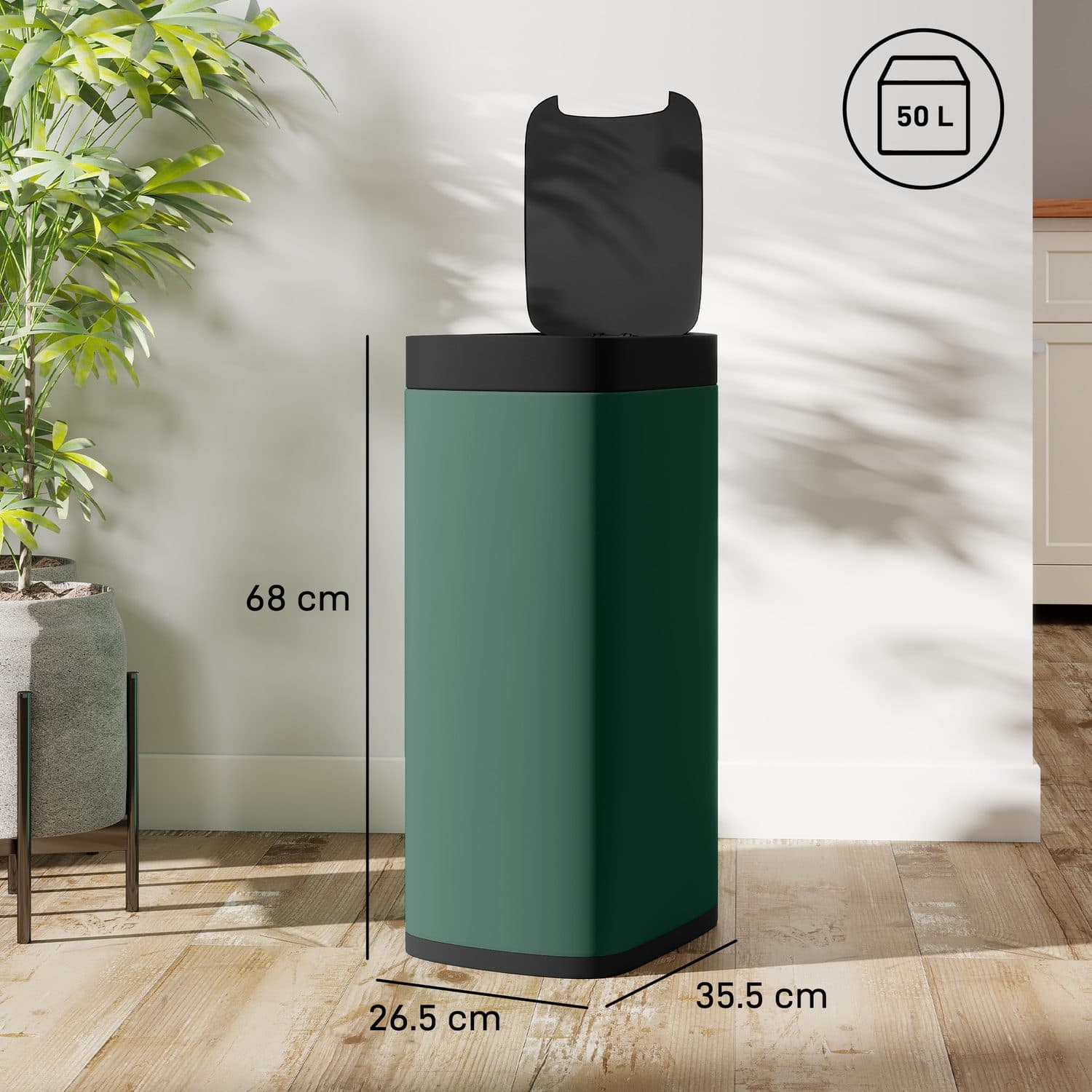 The Hands-Free 50L Sensor Bin for Busy Kitchens - image 3