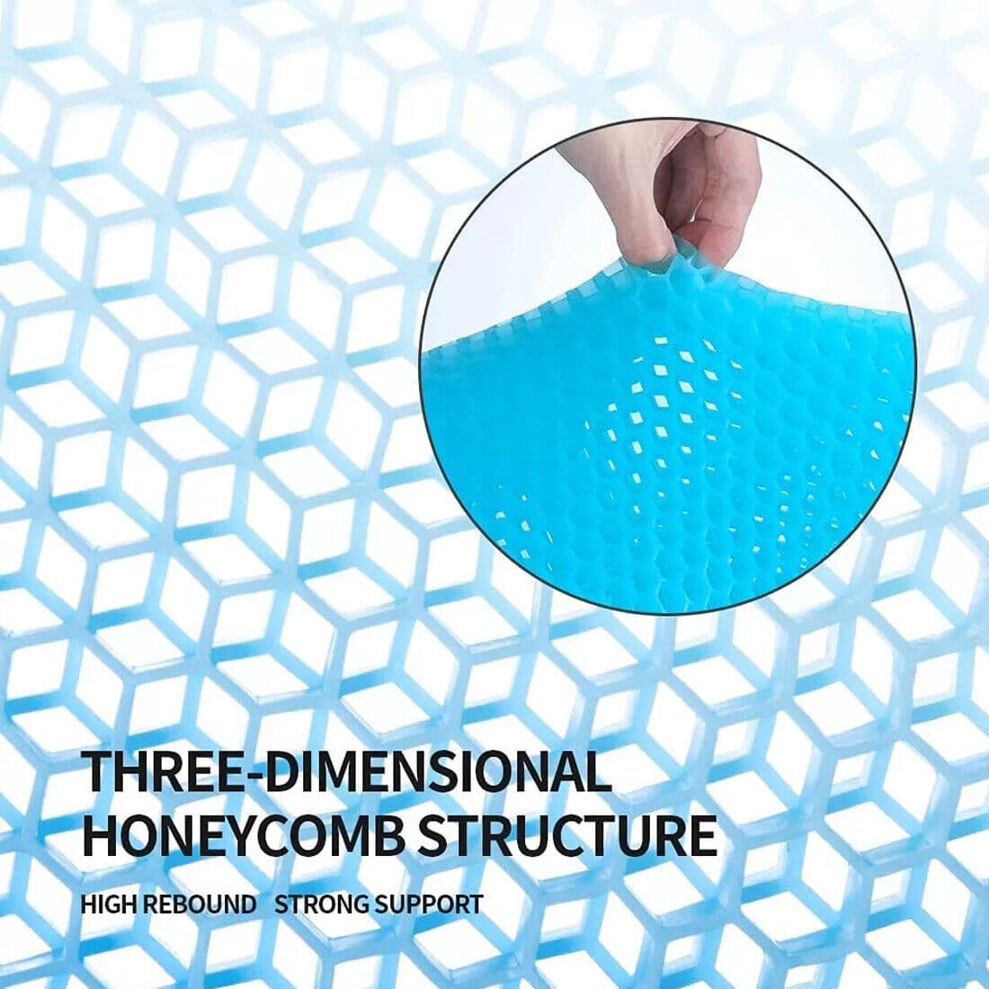 Sit Comfortably for Longer with a Honeycomb Gel Cushion - image 2