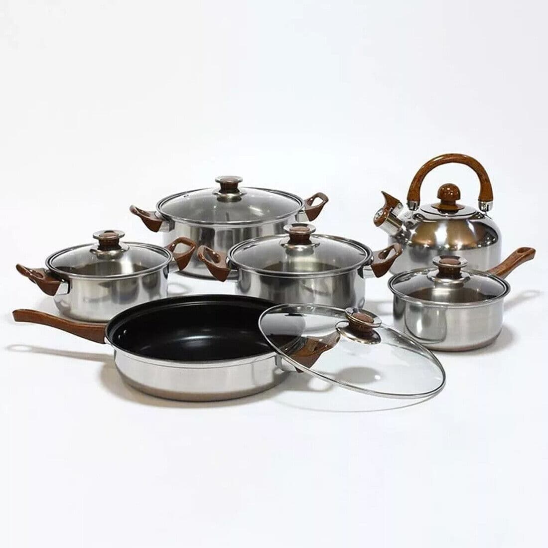 Complete Your Kitchen with a 12-Piece Stainless Steel Cookware Set - image 4