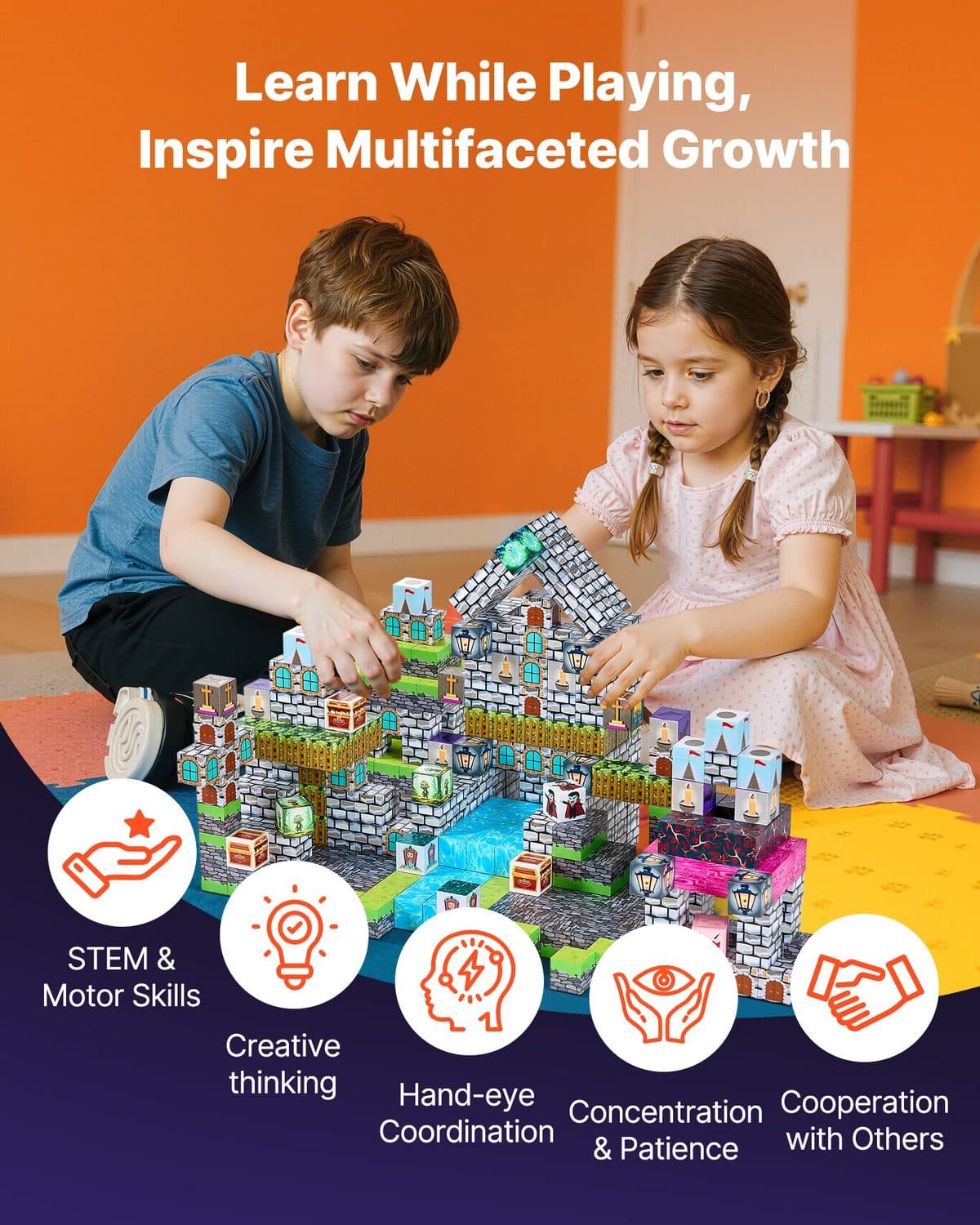 Build Limitless Worlds with 100 Magnetic Building Cubes - image 1