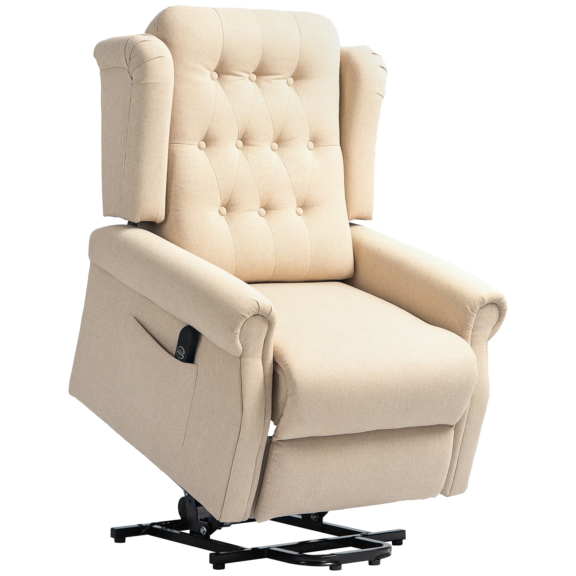Beige Riser Recliner