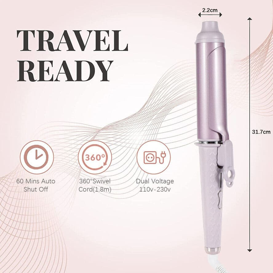 40mm Big Barrel Curling Wand, Professional Hair Curler - image 9