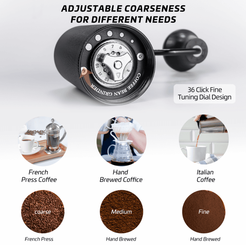 Manual Burr Coffee Grinder for Fresh Daily Brews - image 7