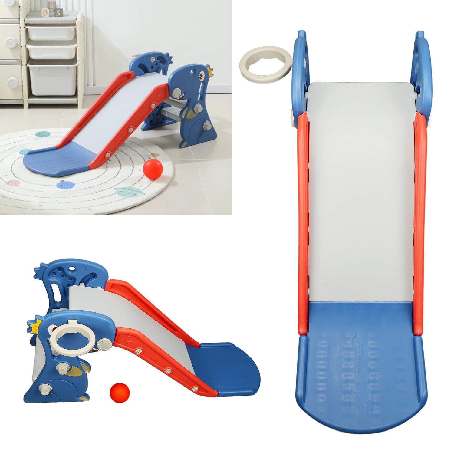 A compact dinosaur slide for confident toddler play - image 3