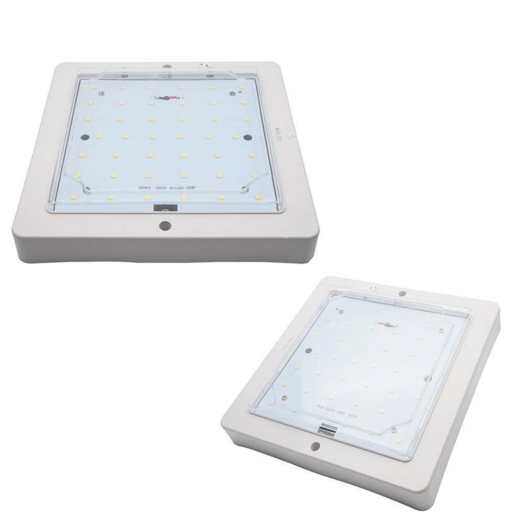 Square 12V LED Ceiling Light Panel for Caravan, Motorhome and Boat - image 4