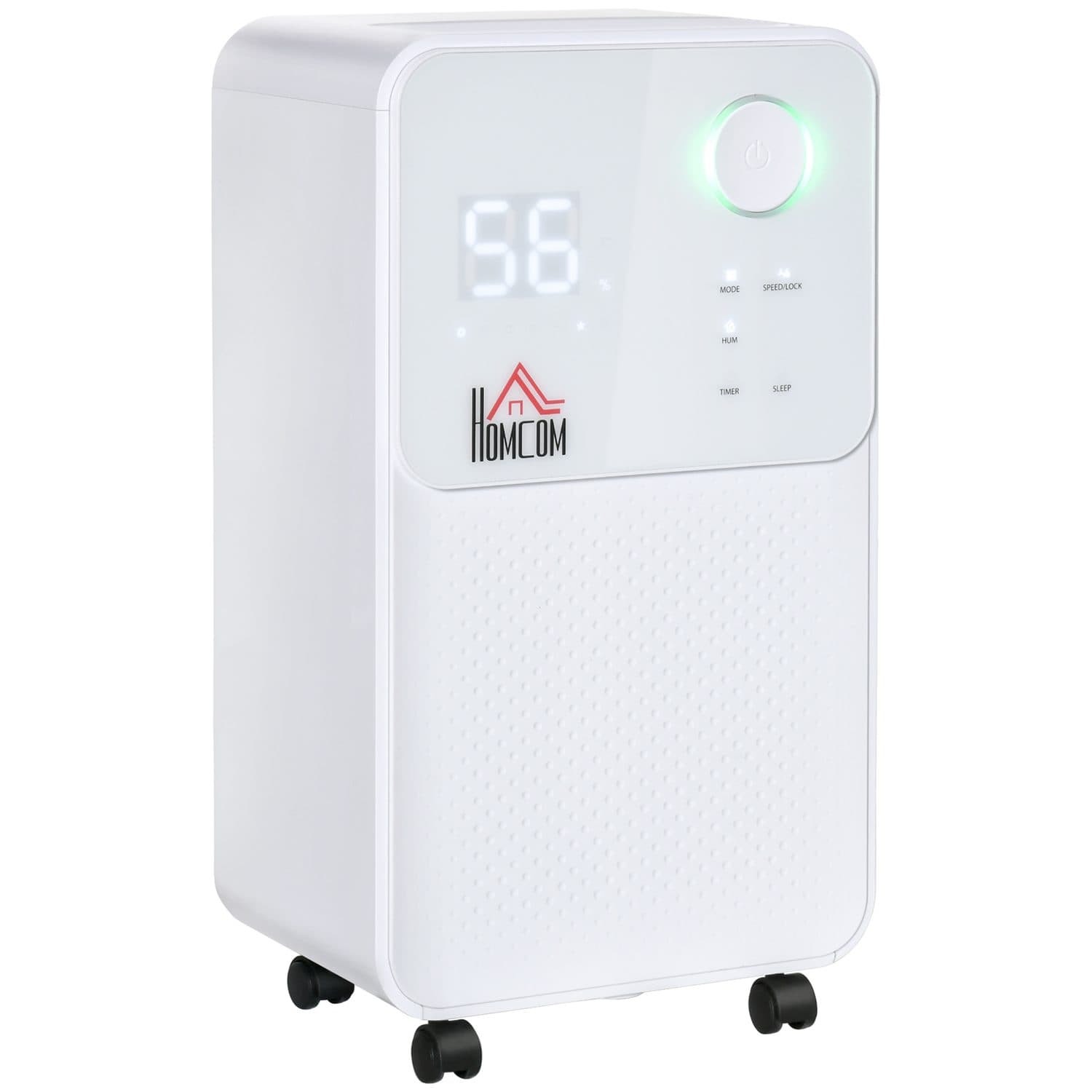 Breathe Easier with Our Quiet 12L Home Dehumidifier - White