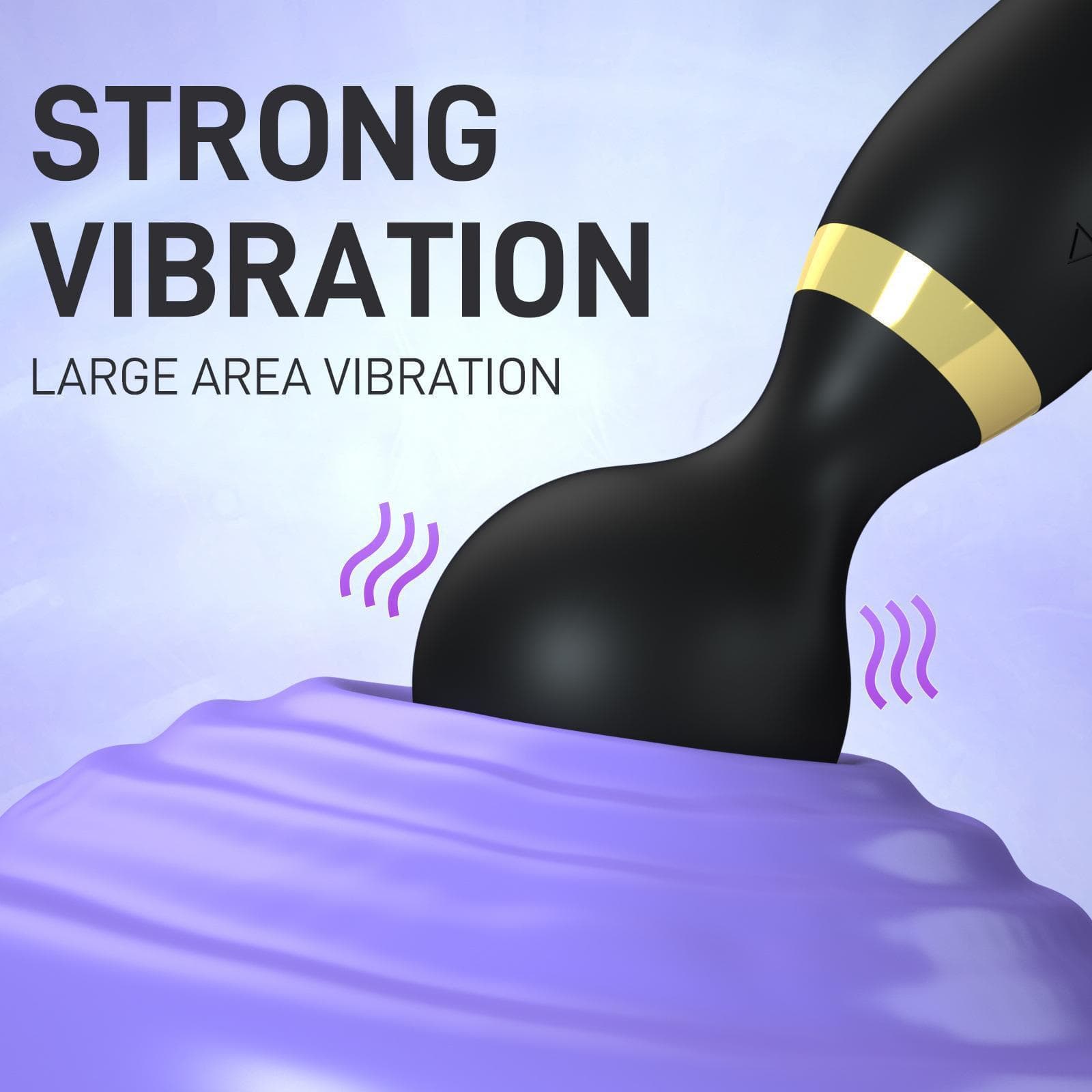 Quiet Rechargeable Body Massager with 20 Speed Settings - image 3