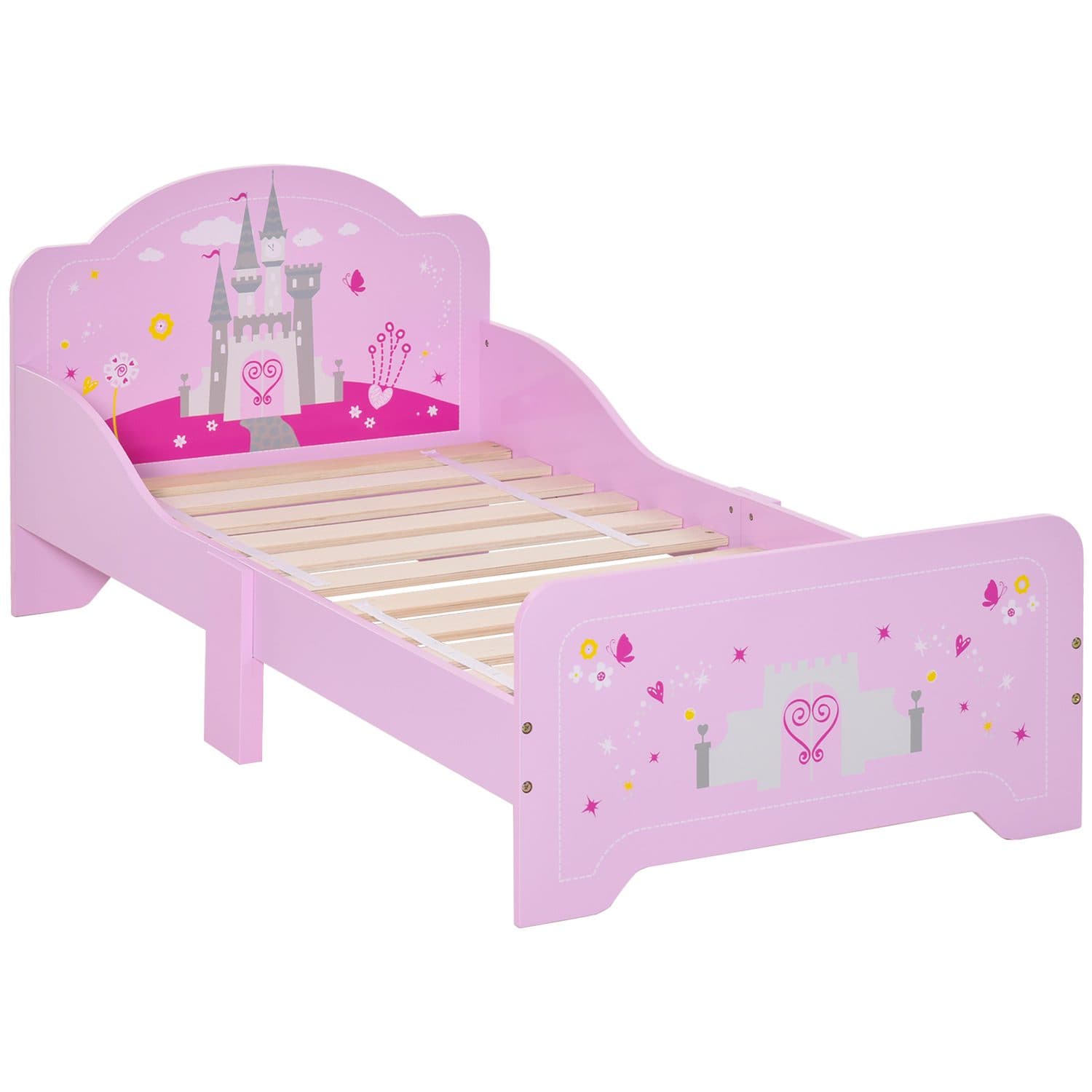 Princess Castle Toddler Bed - Pink
