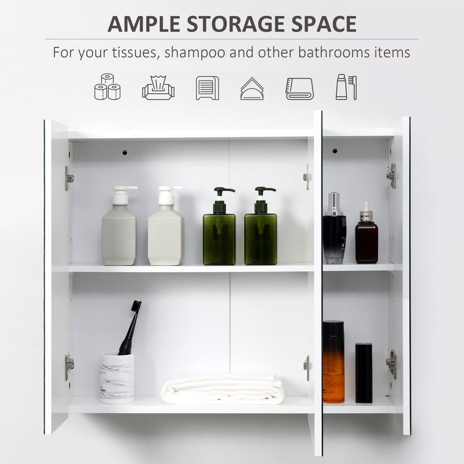 Kleankin White Mirror Cabinet - image 2