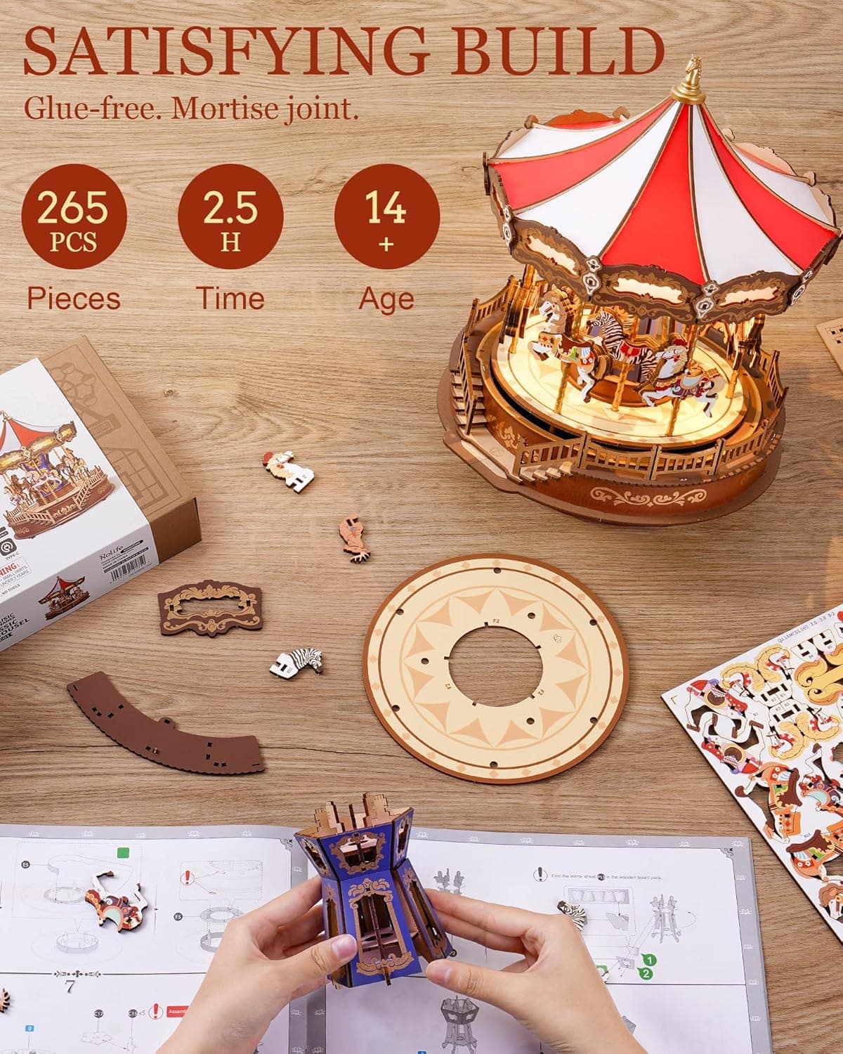 3D Wooden Puzzle Construction Kit - image 2