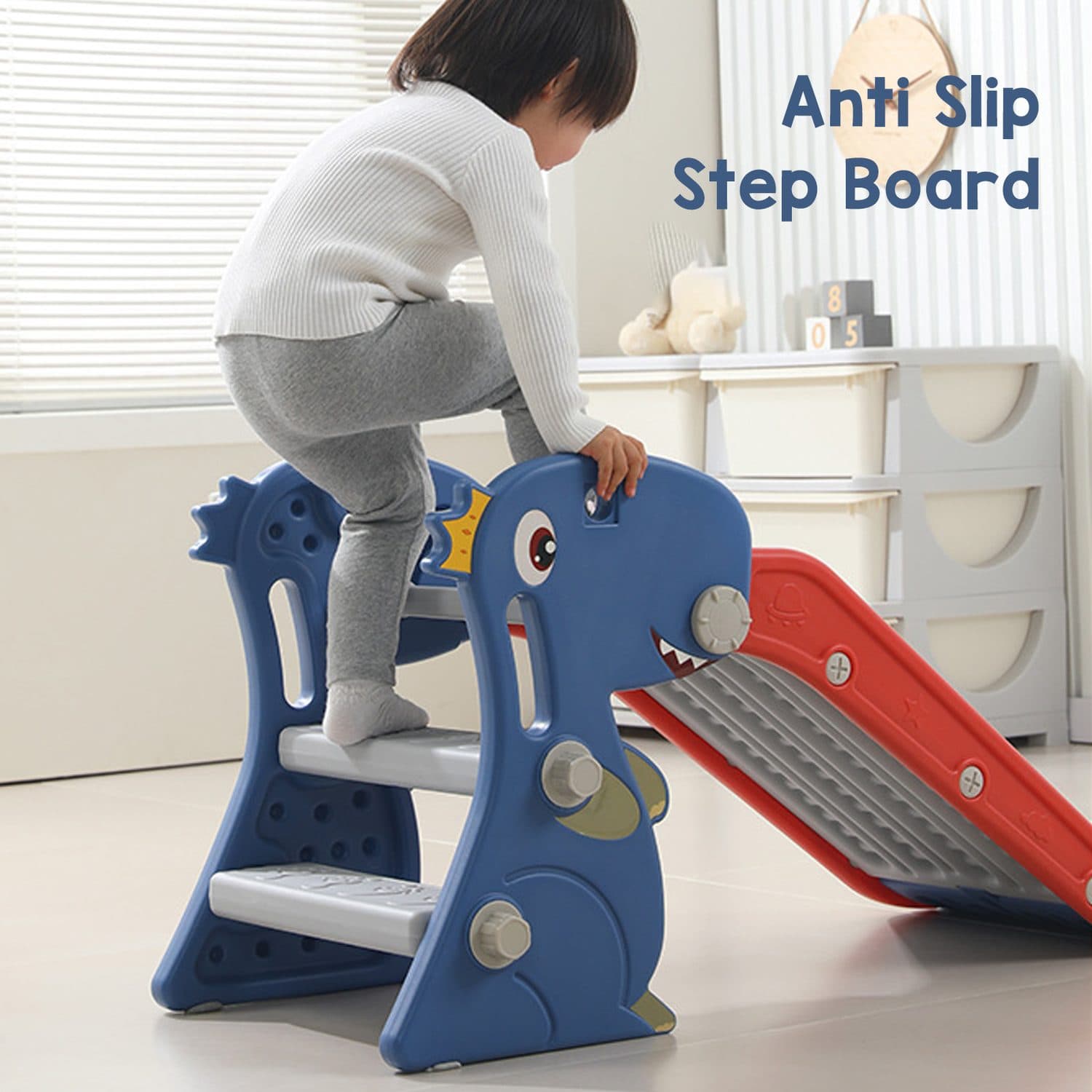 A compact dinosaur slide for confident toddler play - image 8