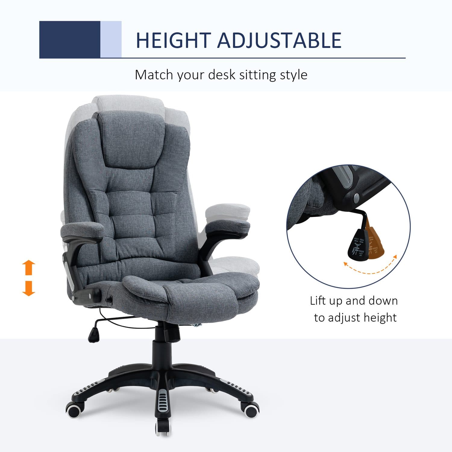 Work in Complete Comfort with the Vinsetto Ergonomic Desk Chair - image 1