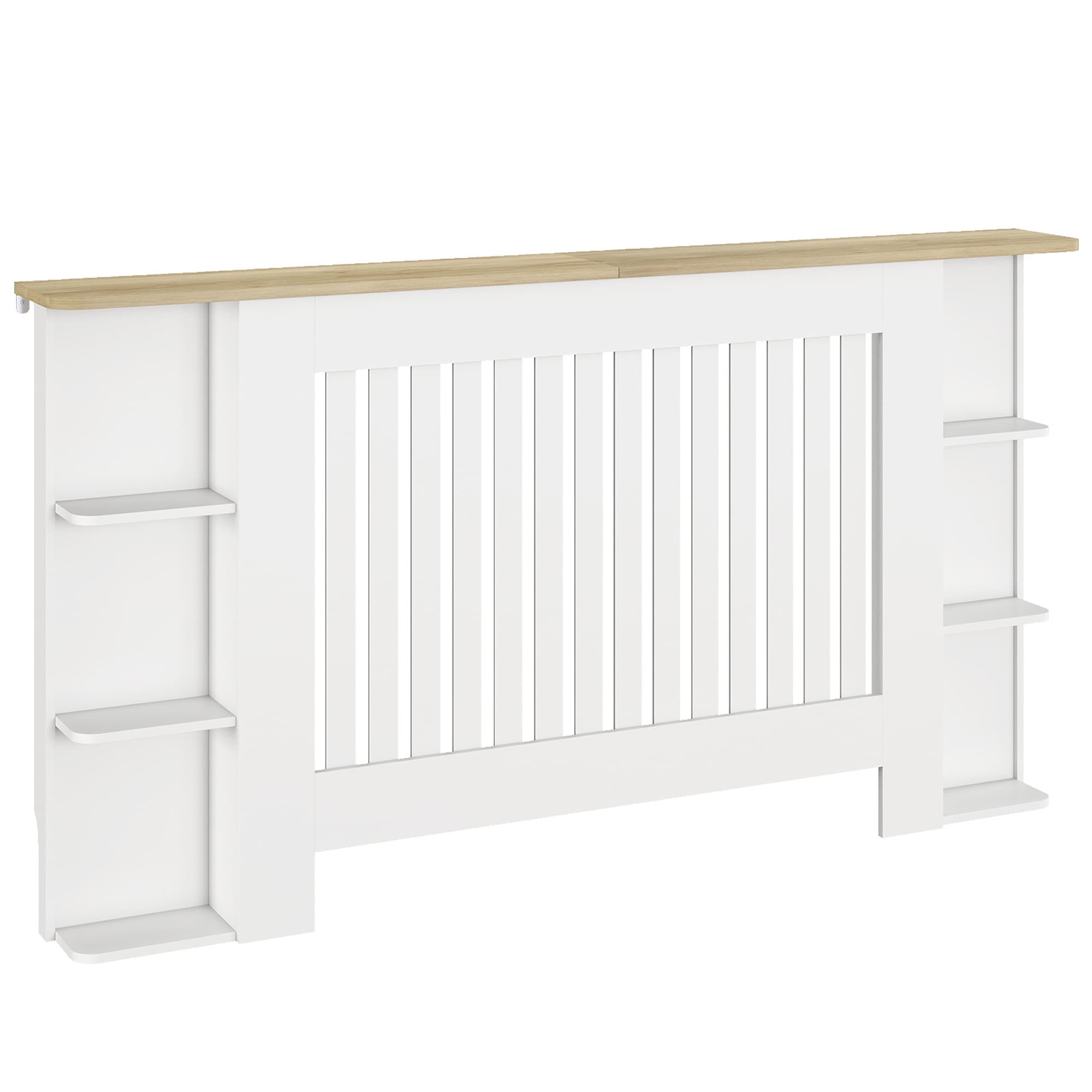 Large White Radiator Cover - White