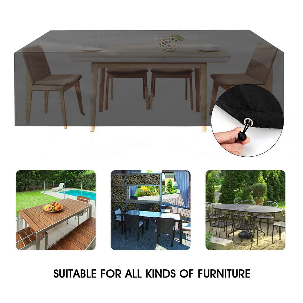Heavy-Duty Waterproof Patio Cover for Outdoor Tables and Chairs - image 2