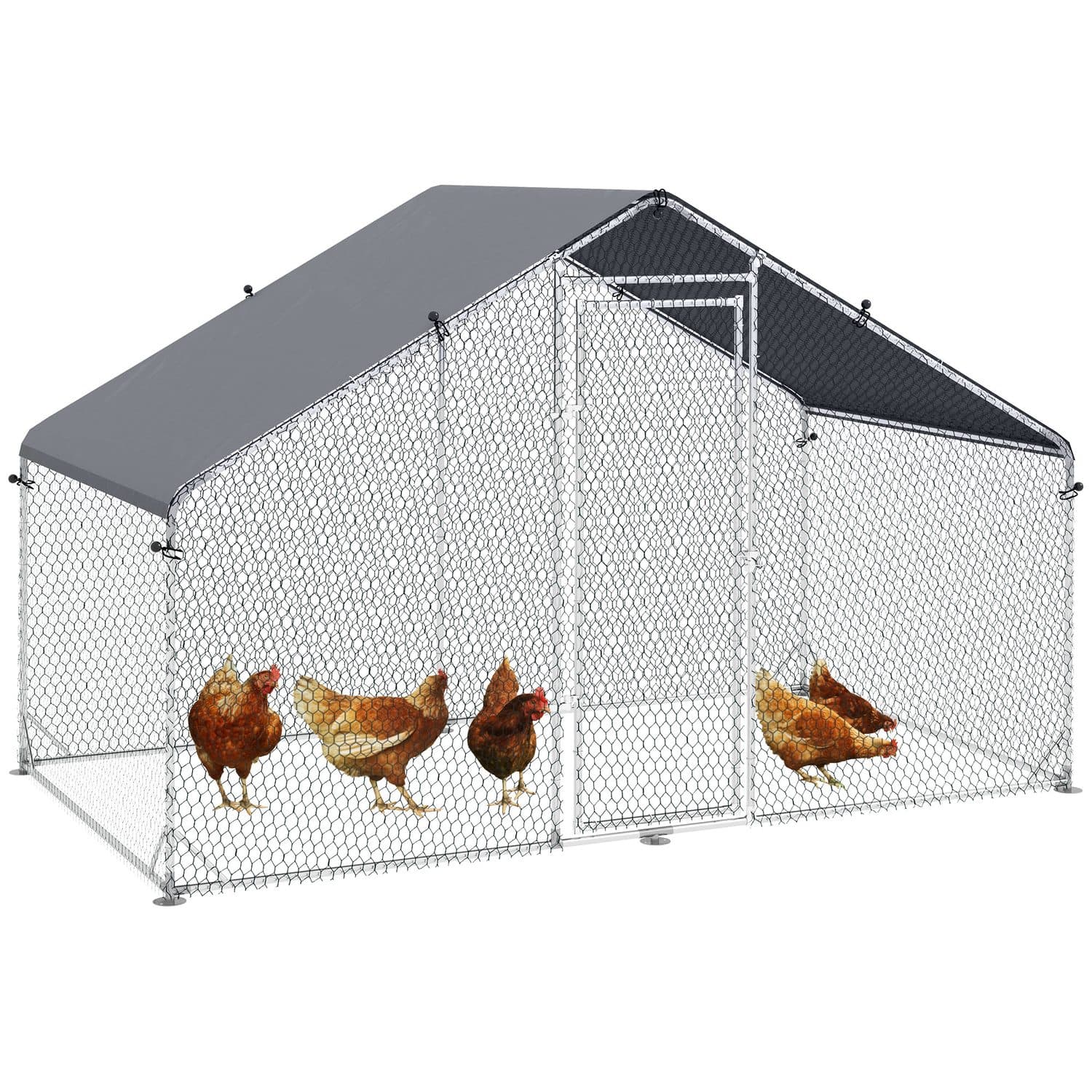 PawHut Large Walk-In Chicken Coop for the Garden