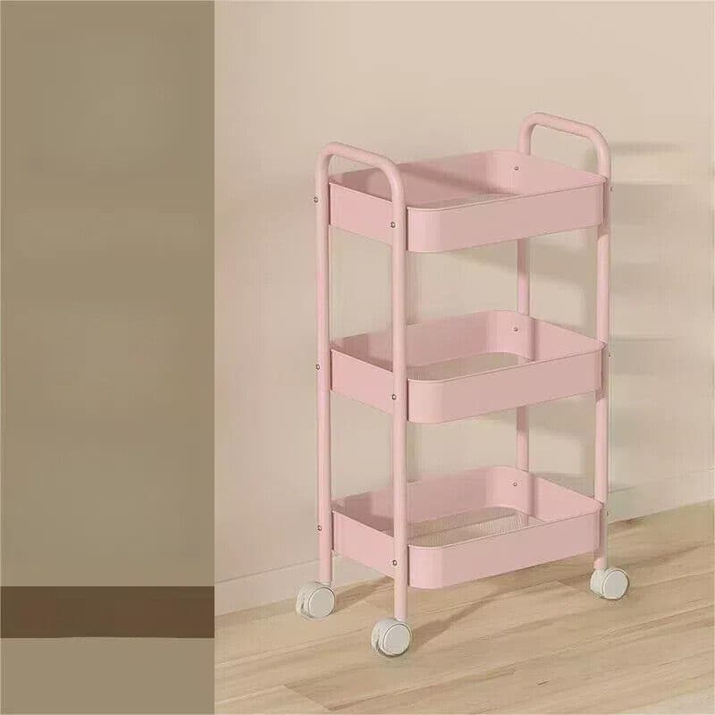 3-Tier Rolling Storage Trolley