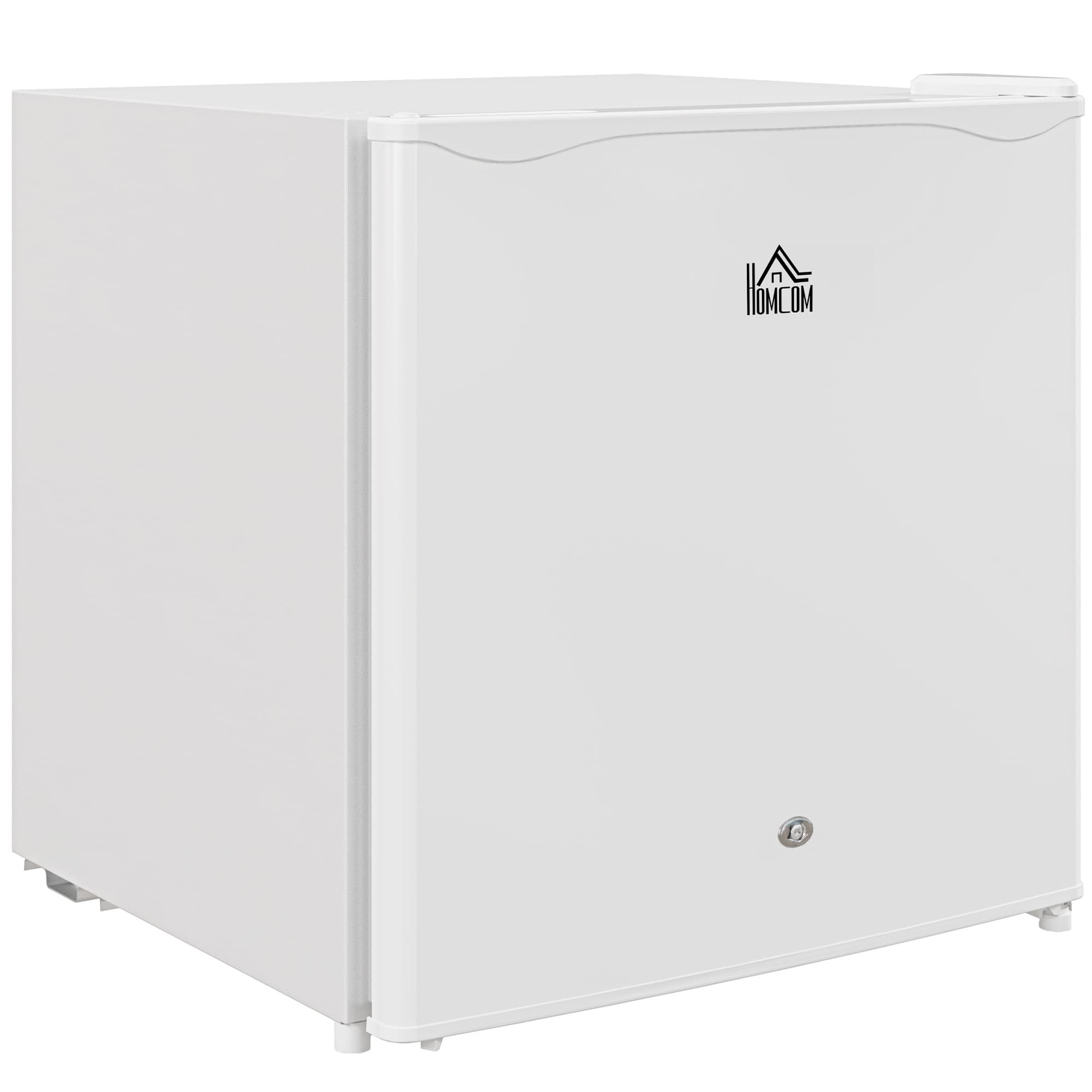 Cream White 46L Lockable Countertop Fridge - Cream White