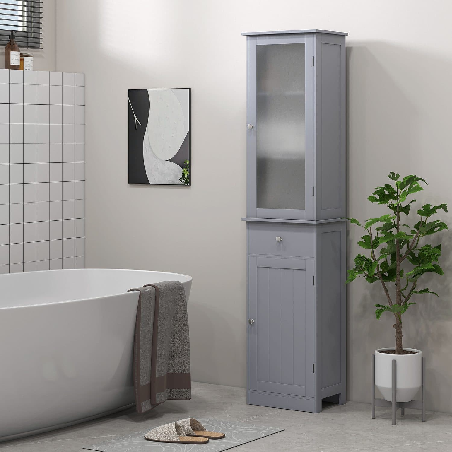 A Slim Tower of Storage for Compact Bathrooms - image 1