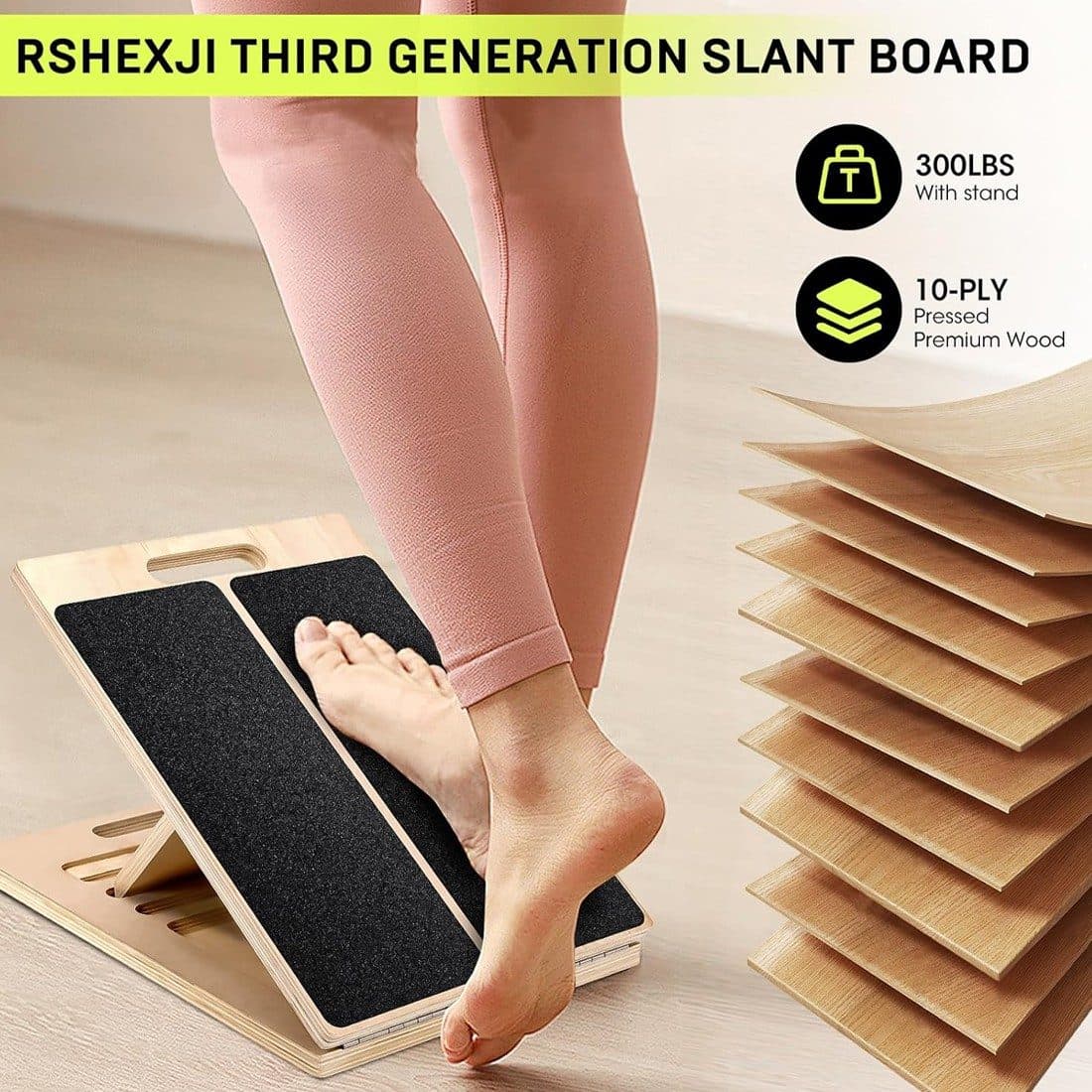 Foldable Wooden Calf Stretcher Slant Board - image 9