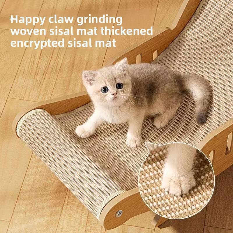 Cat Sisal Lounge Chair With Built-In Scratching Post - image 5