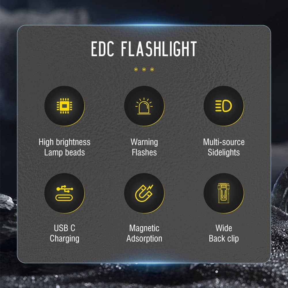 Pocket-ready 1100 lumen EDC flashlight torch - image 7