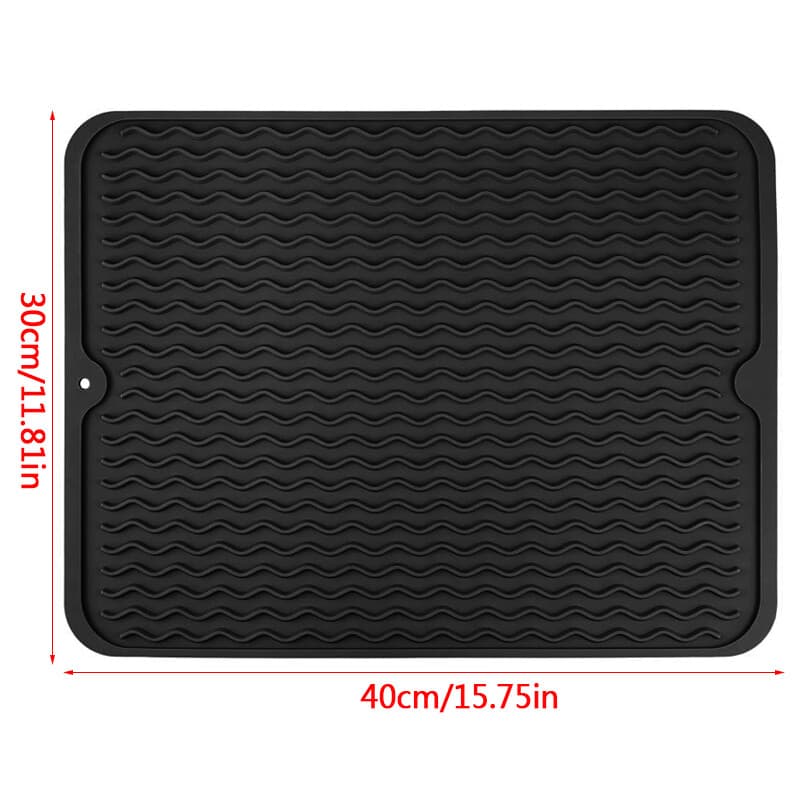 Silicone Dish Drying Mat for Sinks and Worktops - image 1