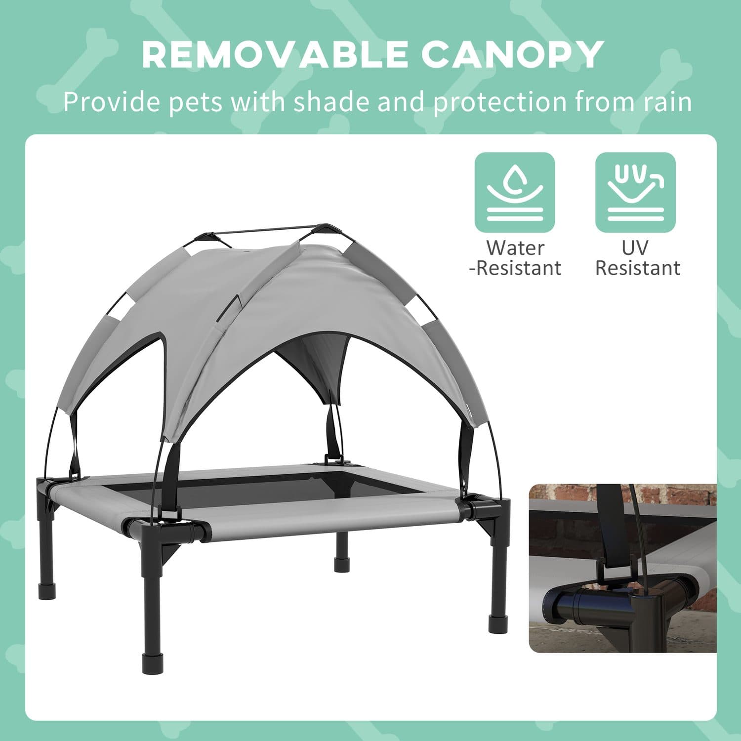 Keep Your Dog Cool Outdoors with a Raised Bed and Canopy - image 5
