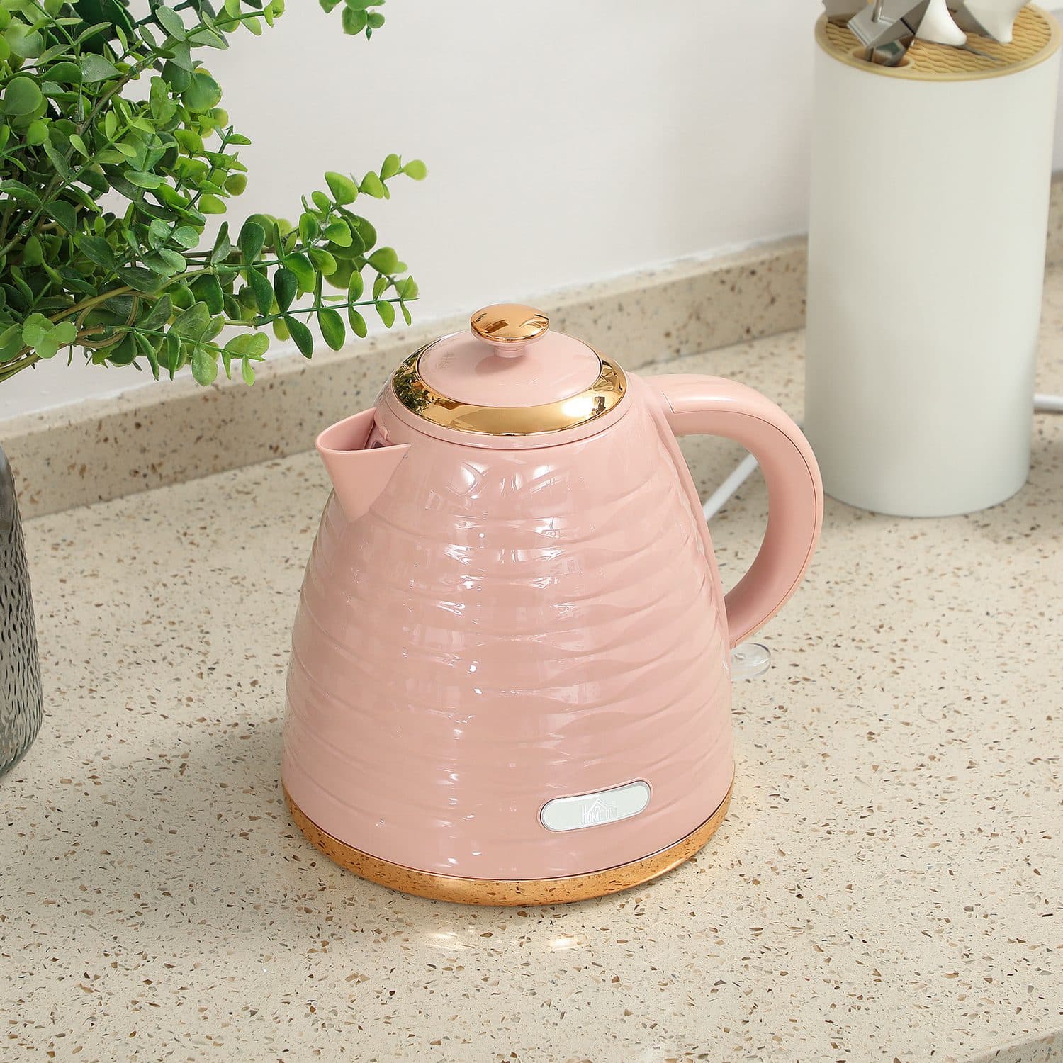 Pink 1.7L Honeycomb Rapid Boil Kettle - image 4