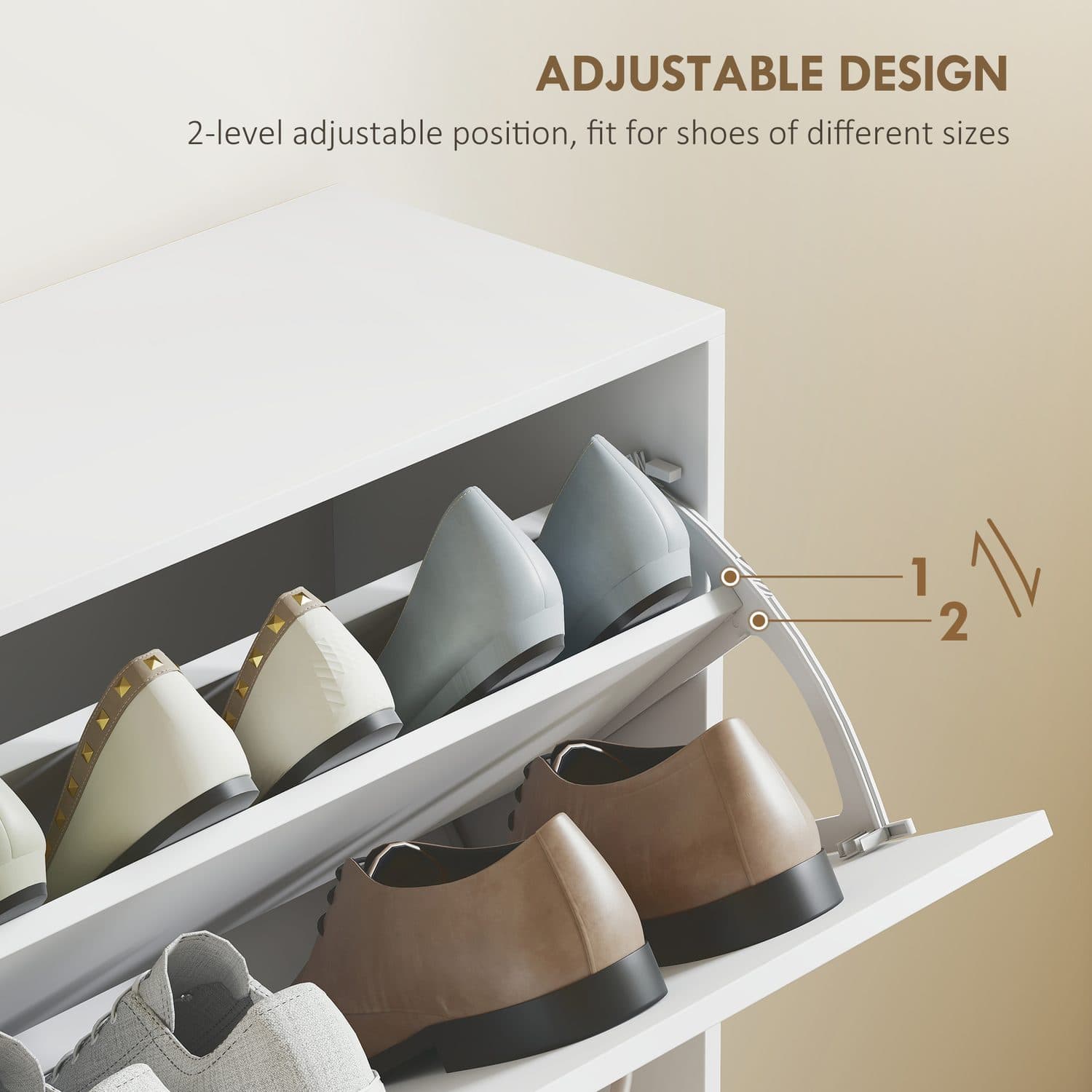 4-Drawer Shoe Cabinet - image 3
