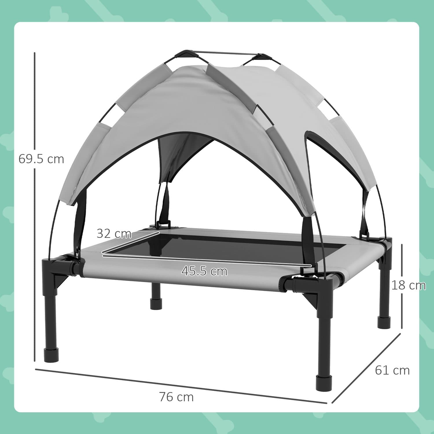 Keep Your Dog Cool Outdoors with a Raised Bed and Canopy - image 4