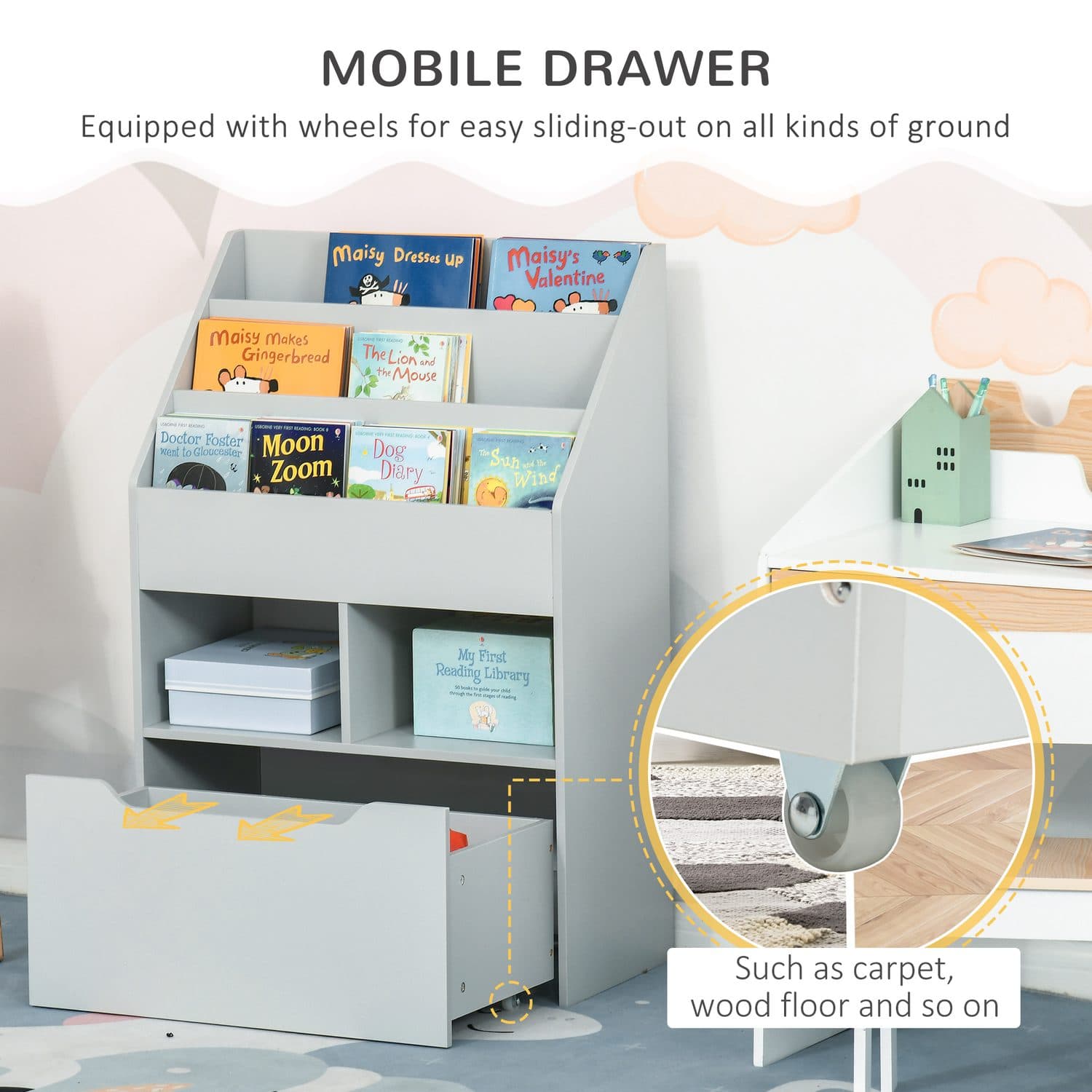 Grey Kids Toy Organiser - image 5
