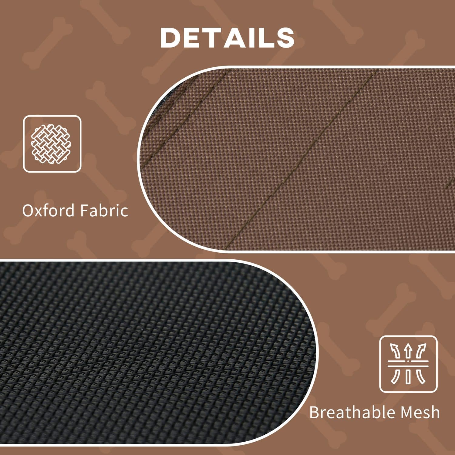 Raised Dog Bed with Breathable Canopy - Small - image 3