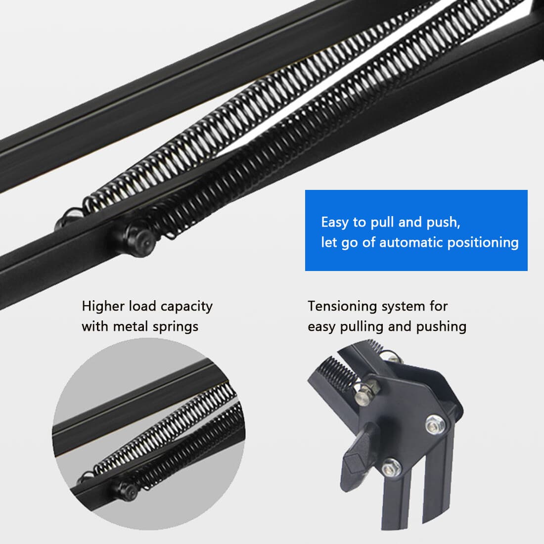 Articulating Long Arm Tablet Stand With Desk Clamp Mount - image 9
