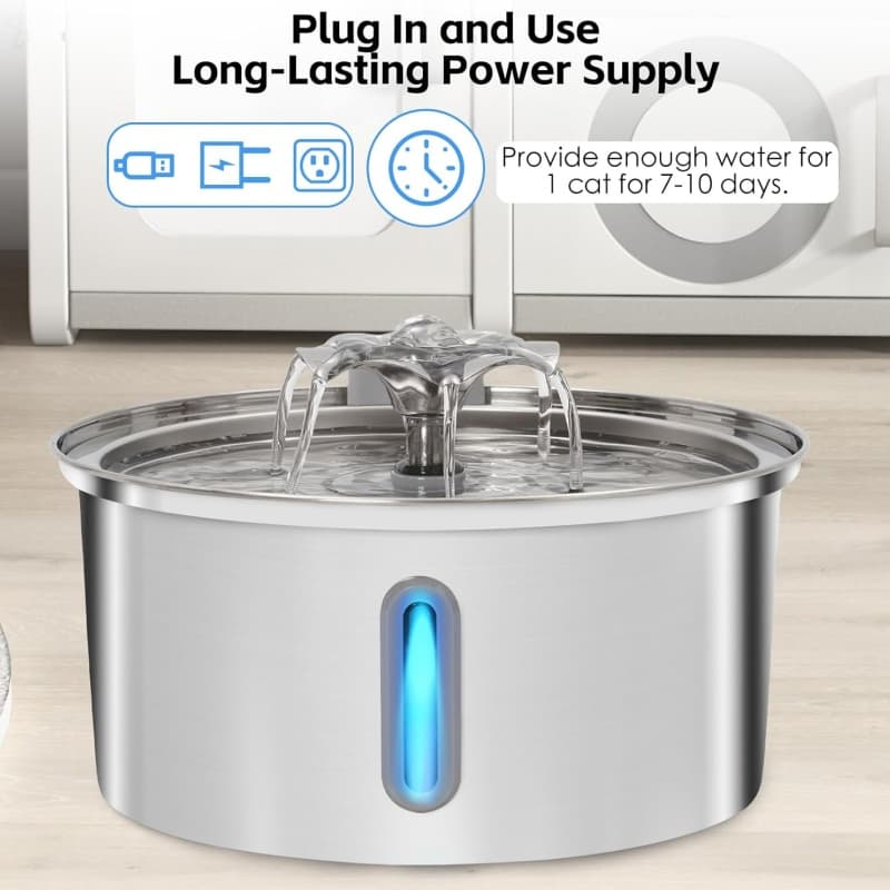 2.2L Automatic Pet Water Fountain with Flowing Design - image 5