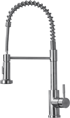 Pull Out Kitchen Mixer Tap with Flexible Spring Spout - image 1