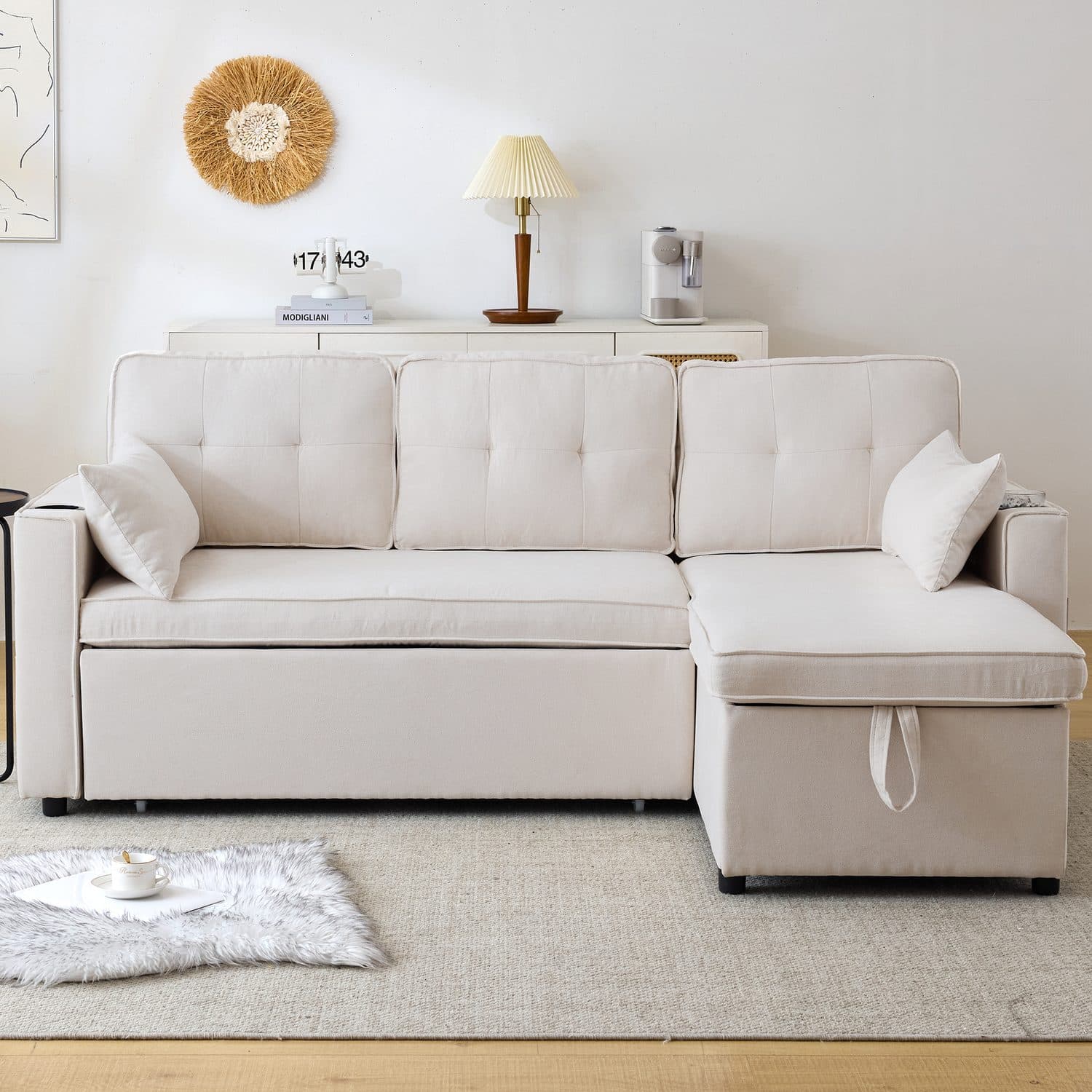 3-in-1 L-Shaped Sofa Bed - image 1