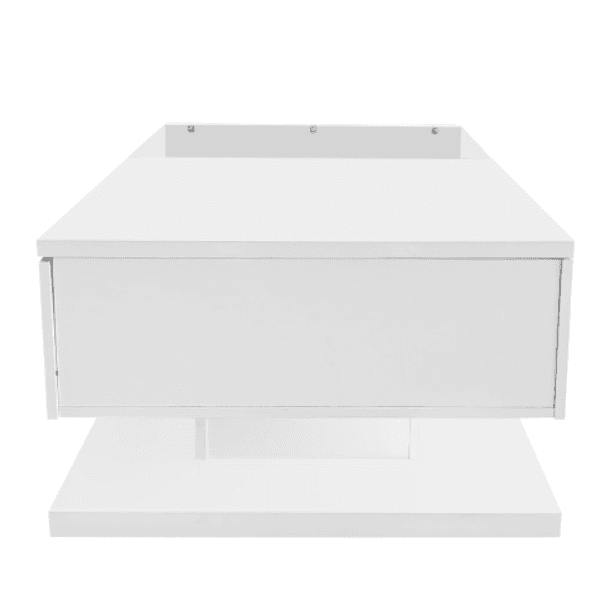 Modern High Gloss Coffee Table with 16-Colour LED Lighting - image 4