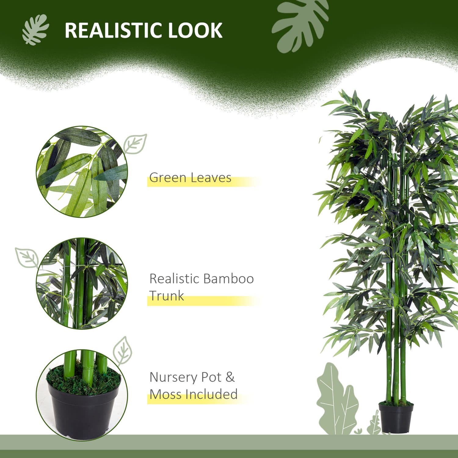 Lifelike 6ft Artificial Bamboo - image 4
