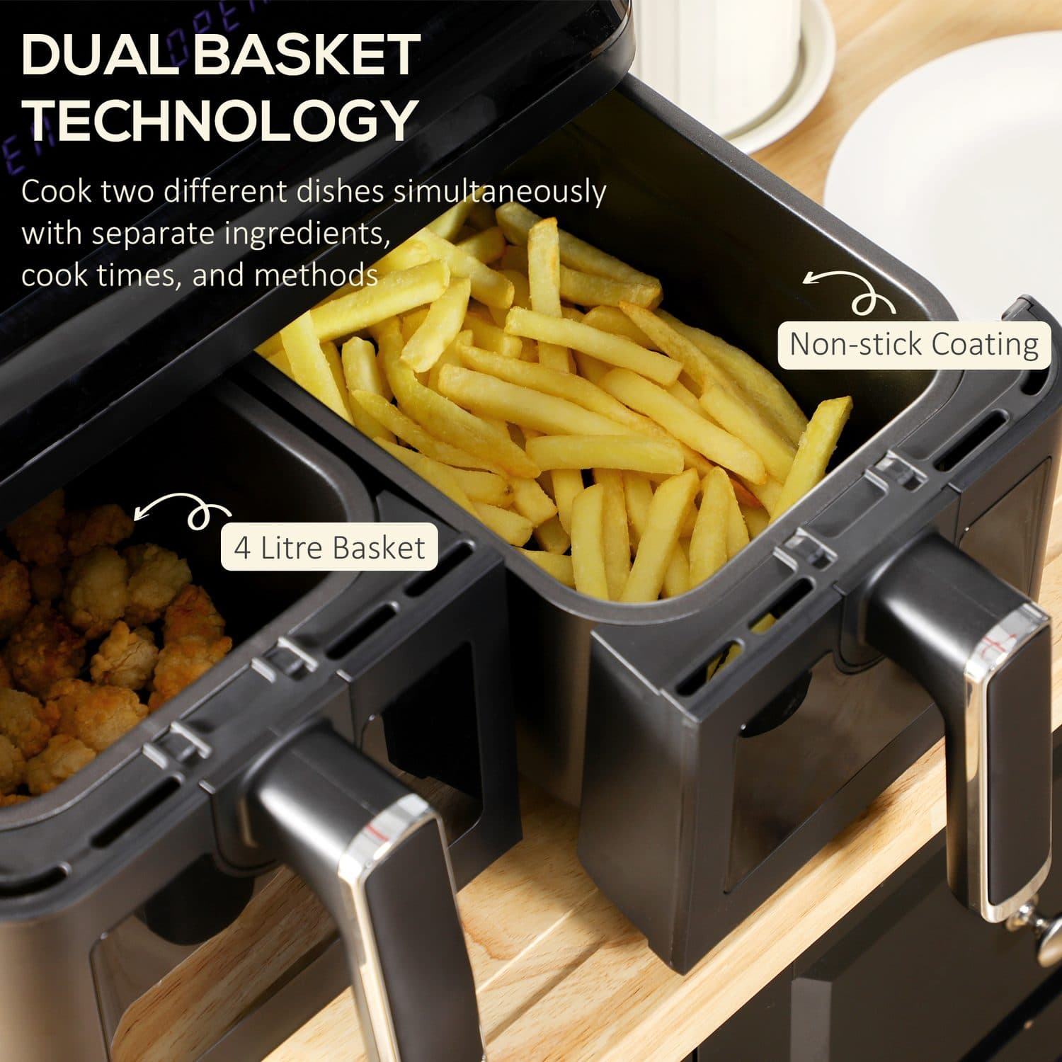 8L Dual Basket Air Fryer - image 2