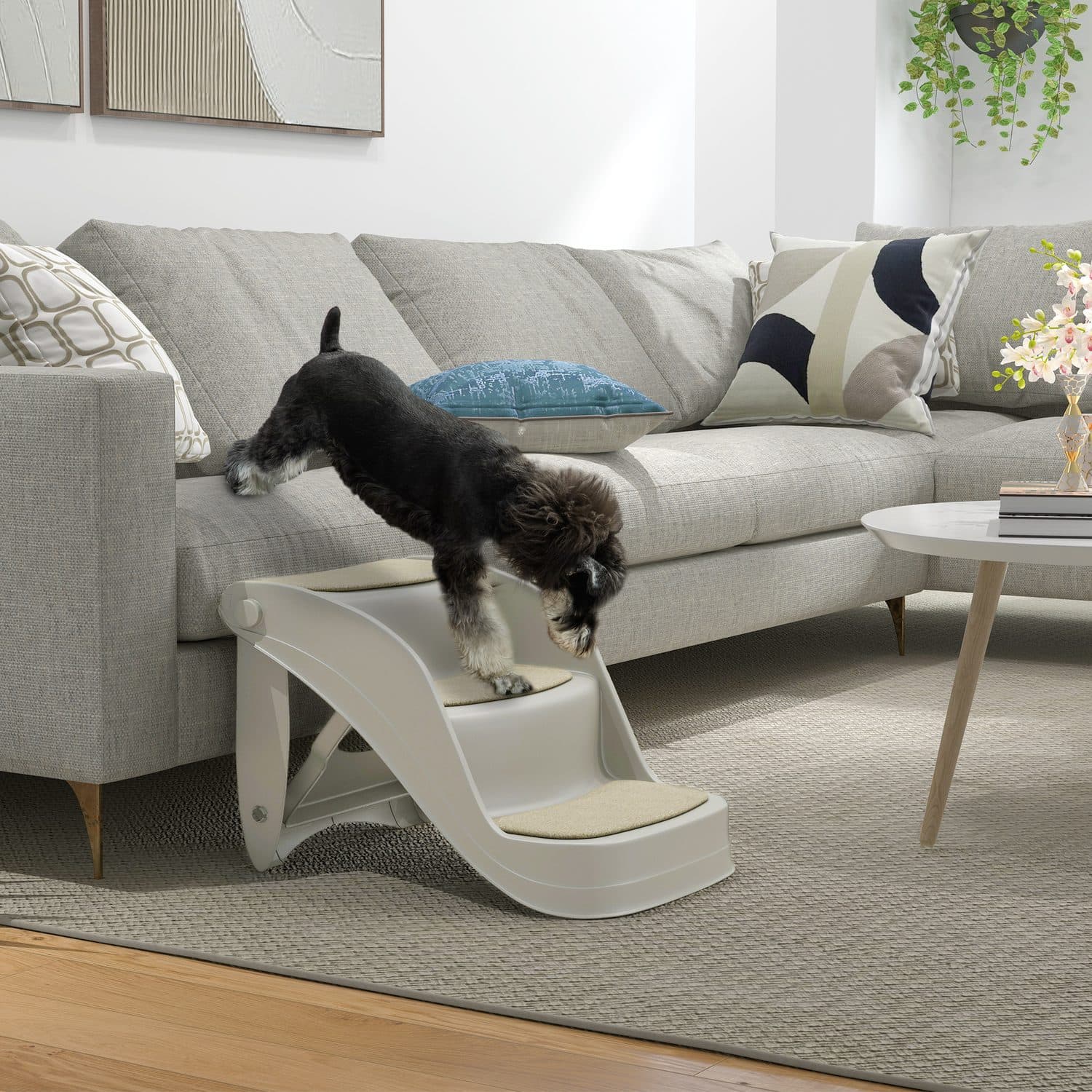 Foldable Pet Stairs That Tuck Away Between Uses - image 3