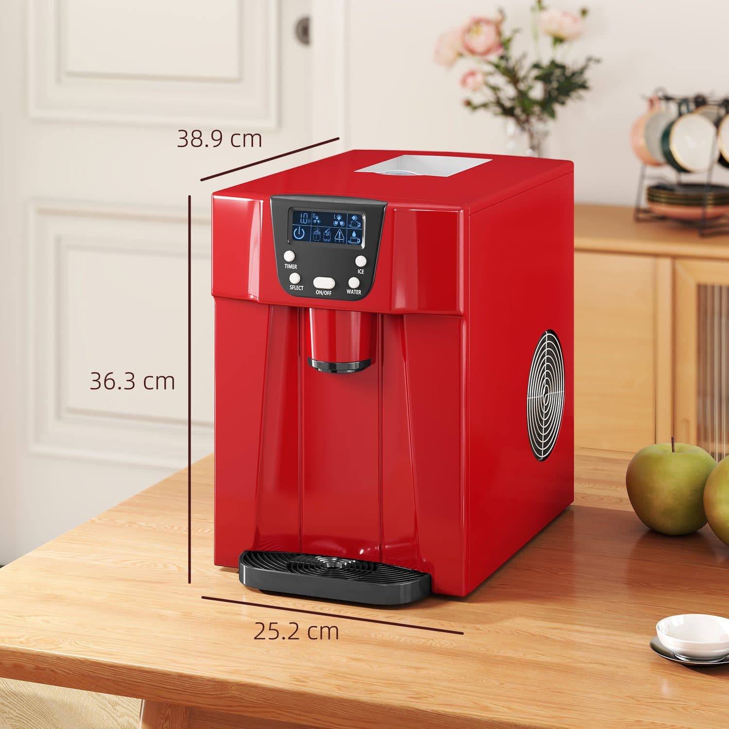 Compact Ice Maker and Water Dispenser with 3-Litre Tank - image 2