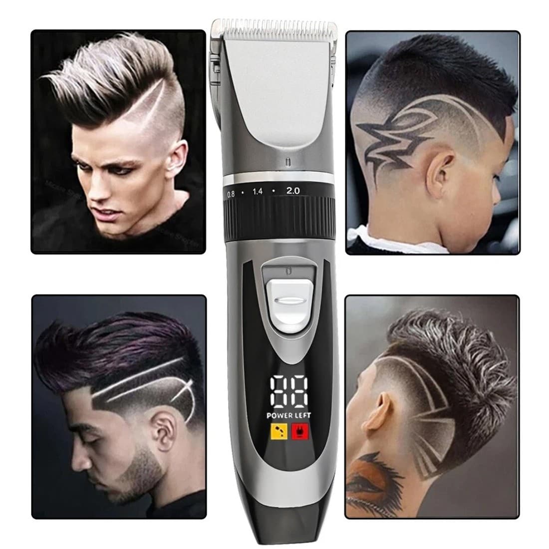 Cordless Rechargeable Hair Clippers and Trimmer Set for Men - image 5