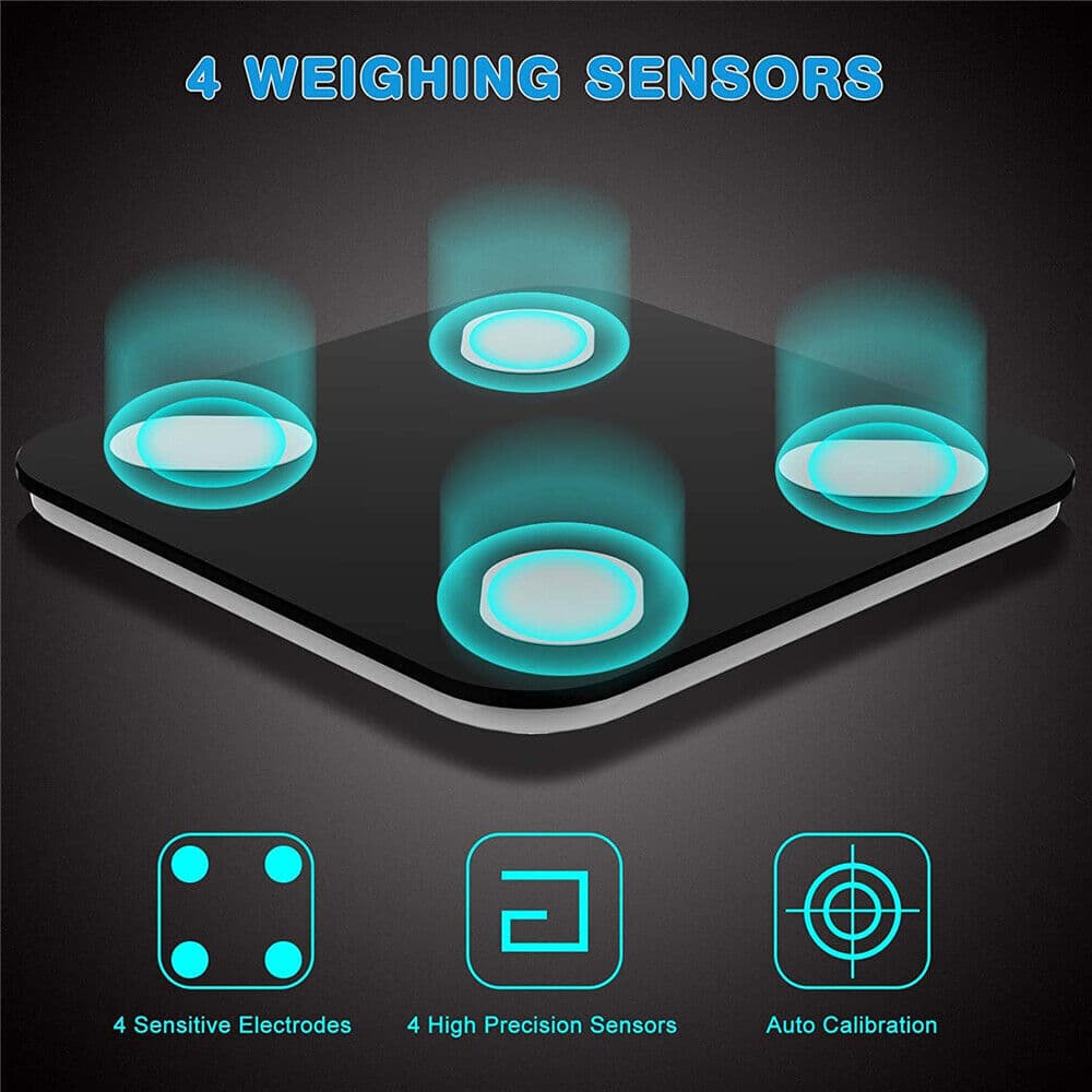 High Precision Digital Bathroom Scales with Clear LCD Display - image 1