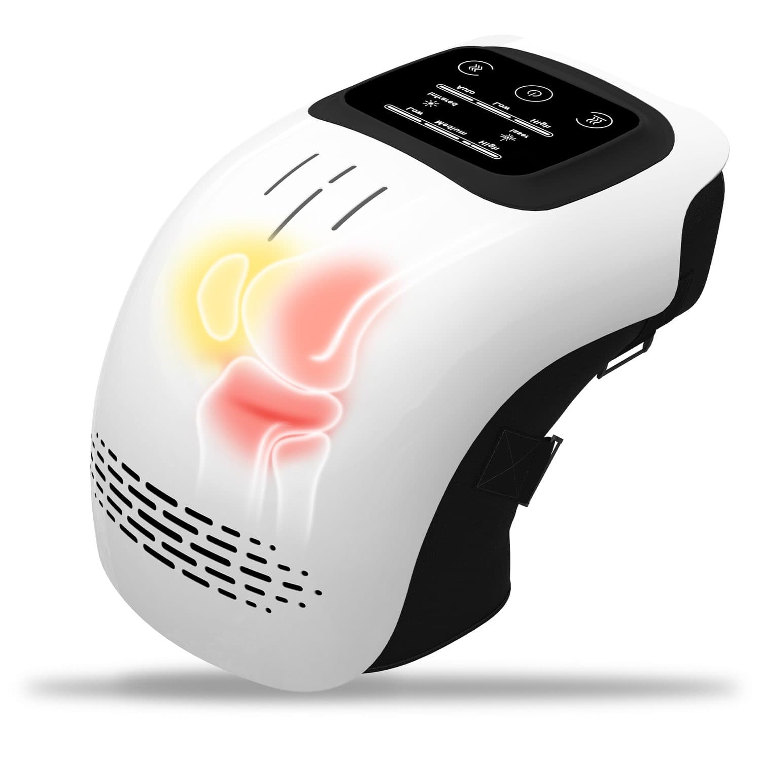 Soothe Tired Knees with Heat, Infrared & Vibration Massage - White
