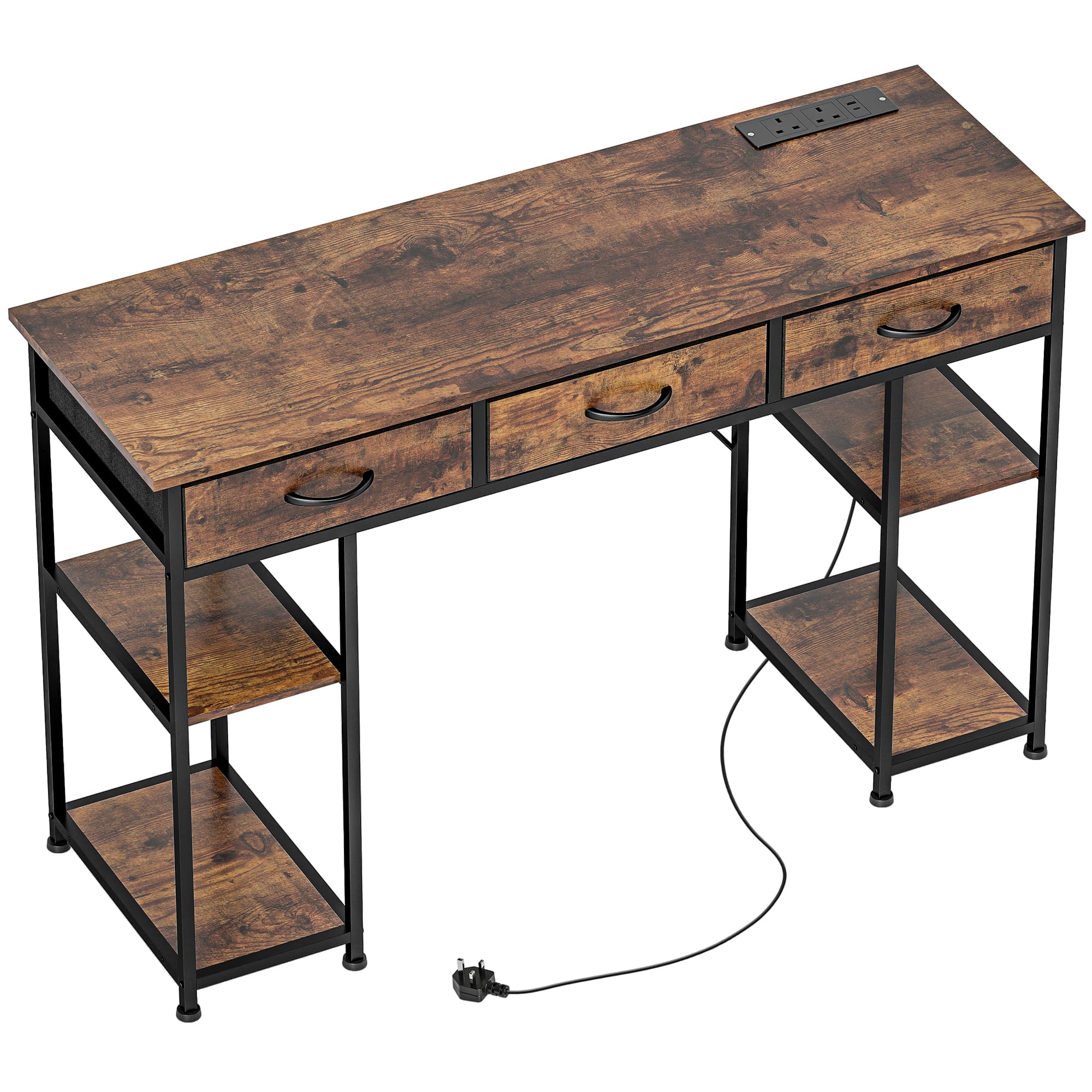 120cm Desk with Power Outlets